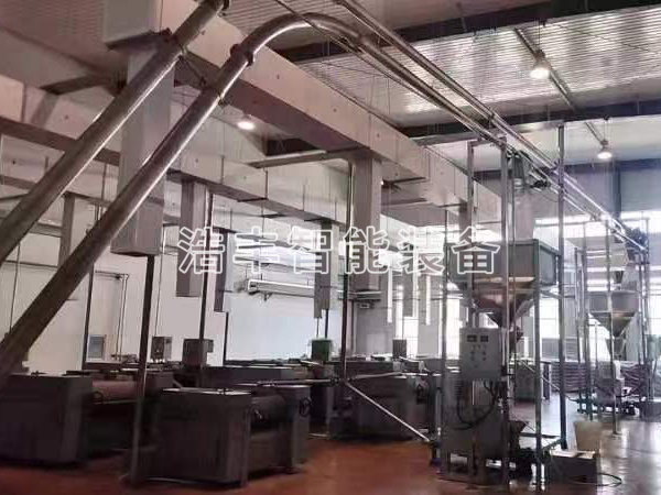 河南郑州食品企业管链输送机使用现场